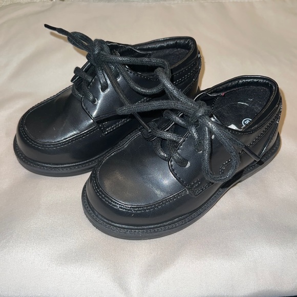 Cherokee Other - Baby Boys black lace up dress shoes size 5 1/2
